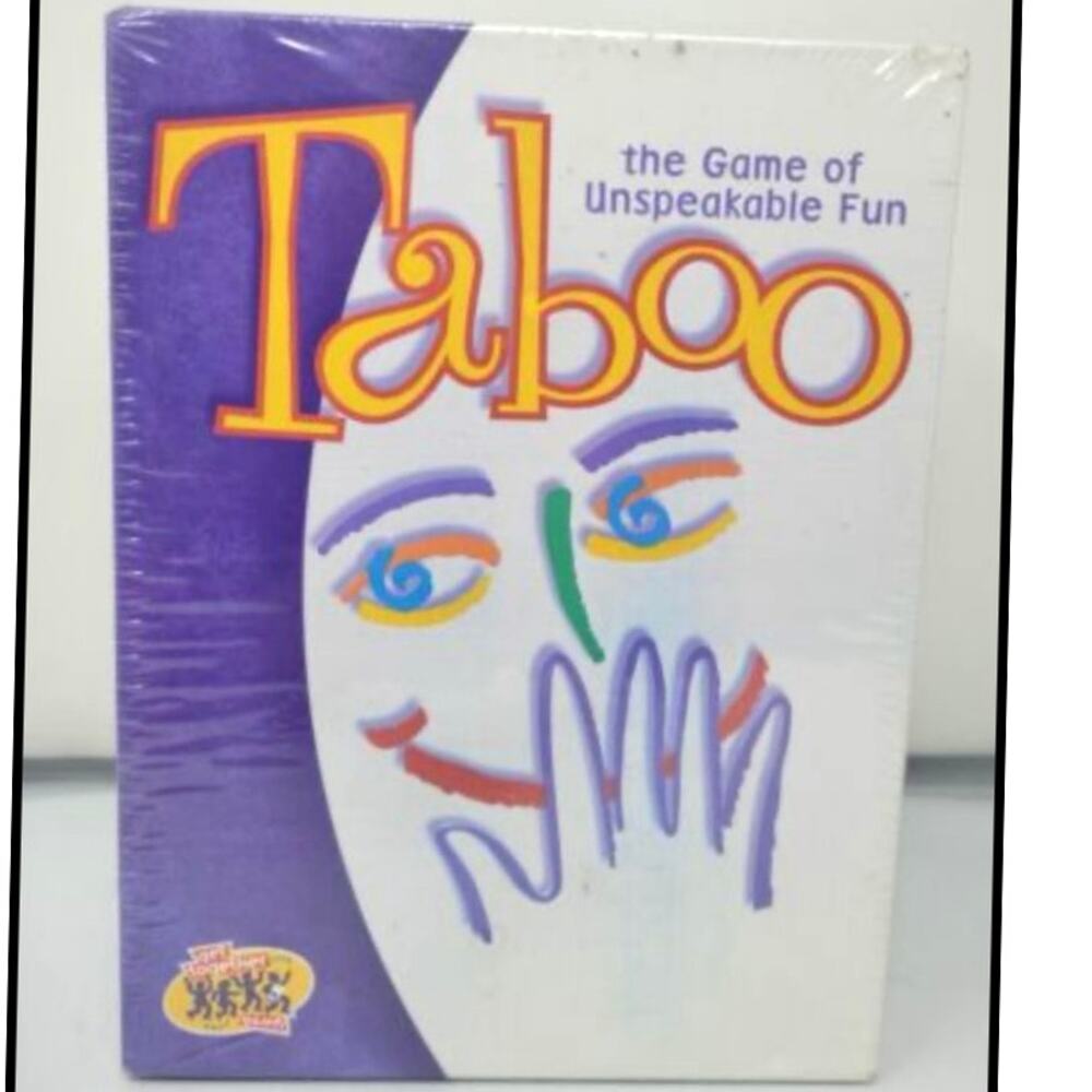 Vintage 2000 Taboo The Game Of Unspeakable Fun. Sealed NEW Christmas gifts